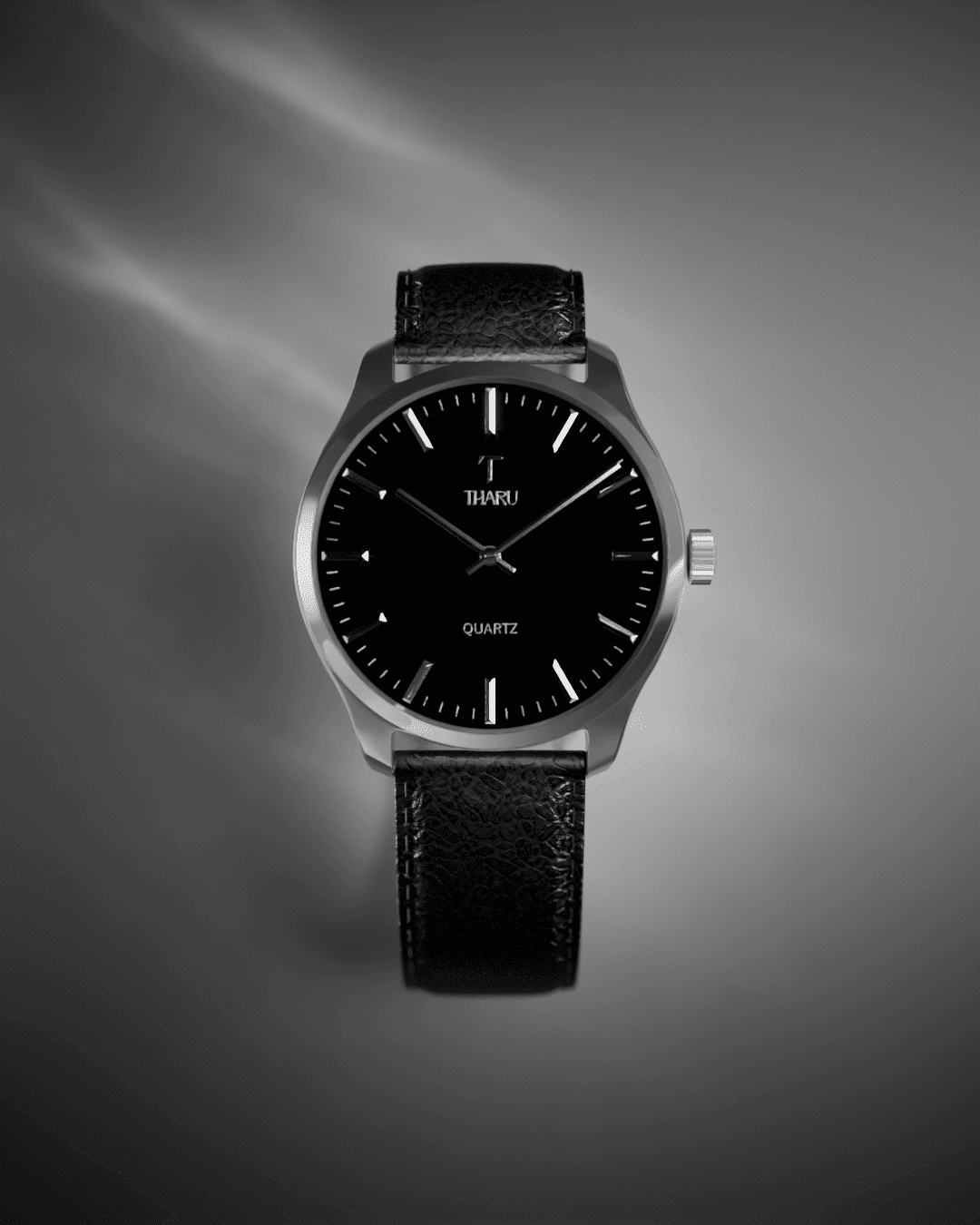 Black Strap Black Dial